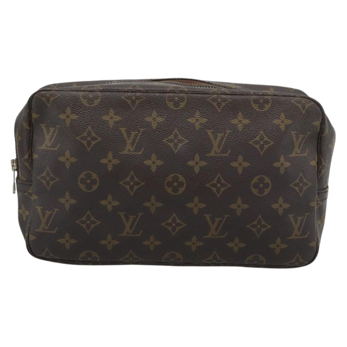 LOUIS VUITTON Monogram Trousse Toilette 28 Clutch Bag M47522 LV Auth ep15304