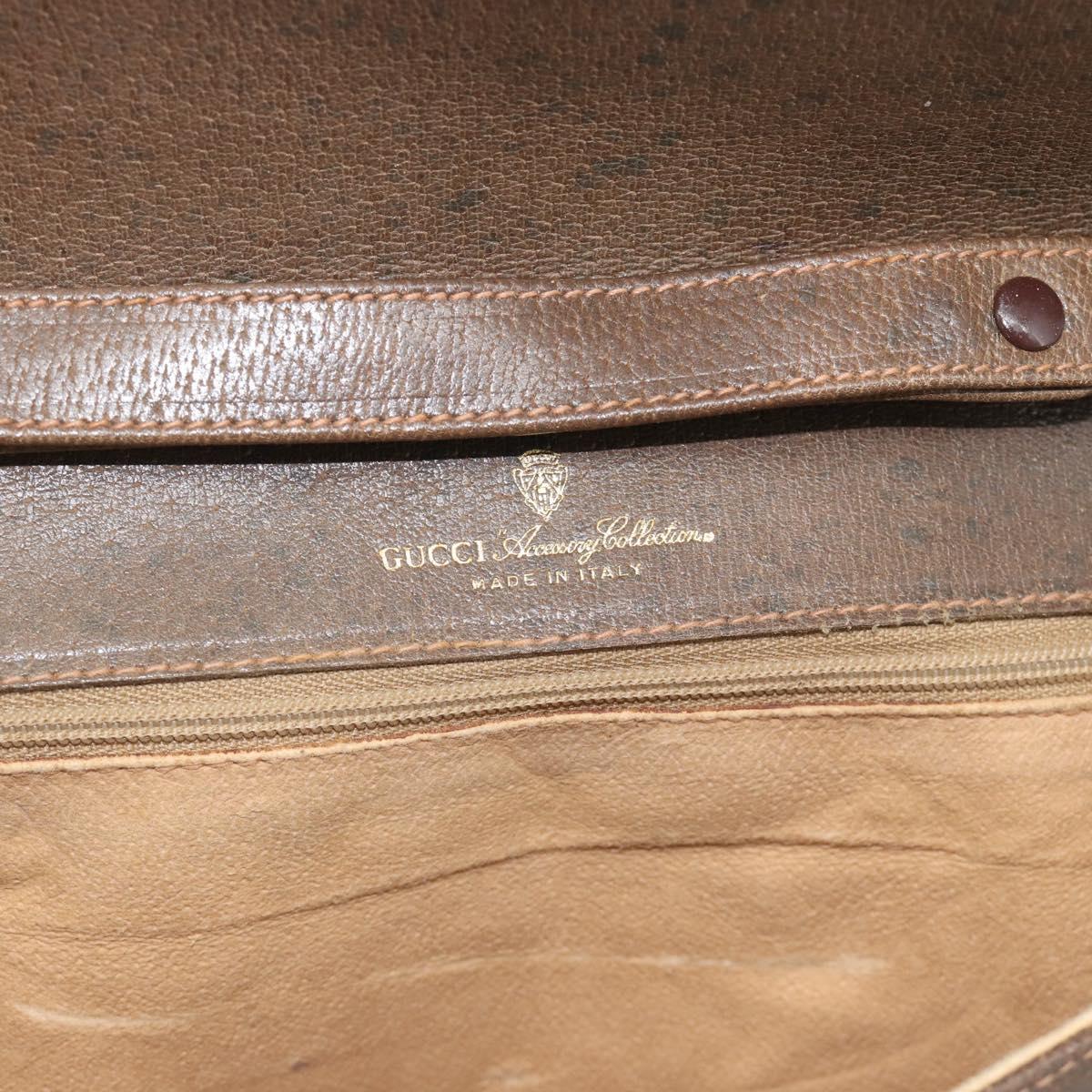 GUCCI GG Supreme Shoulder Bag PVC Leather Beige Gold 904 23 025 Auth ep15305