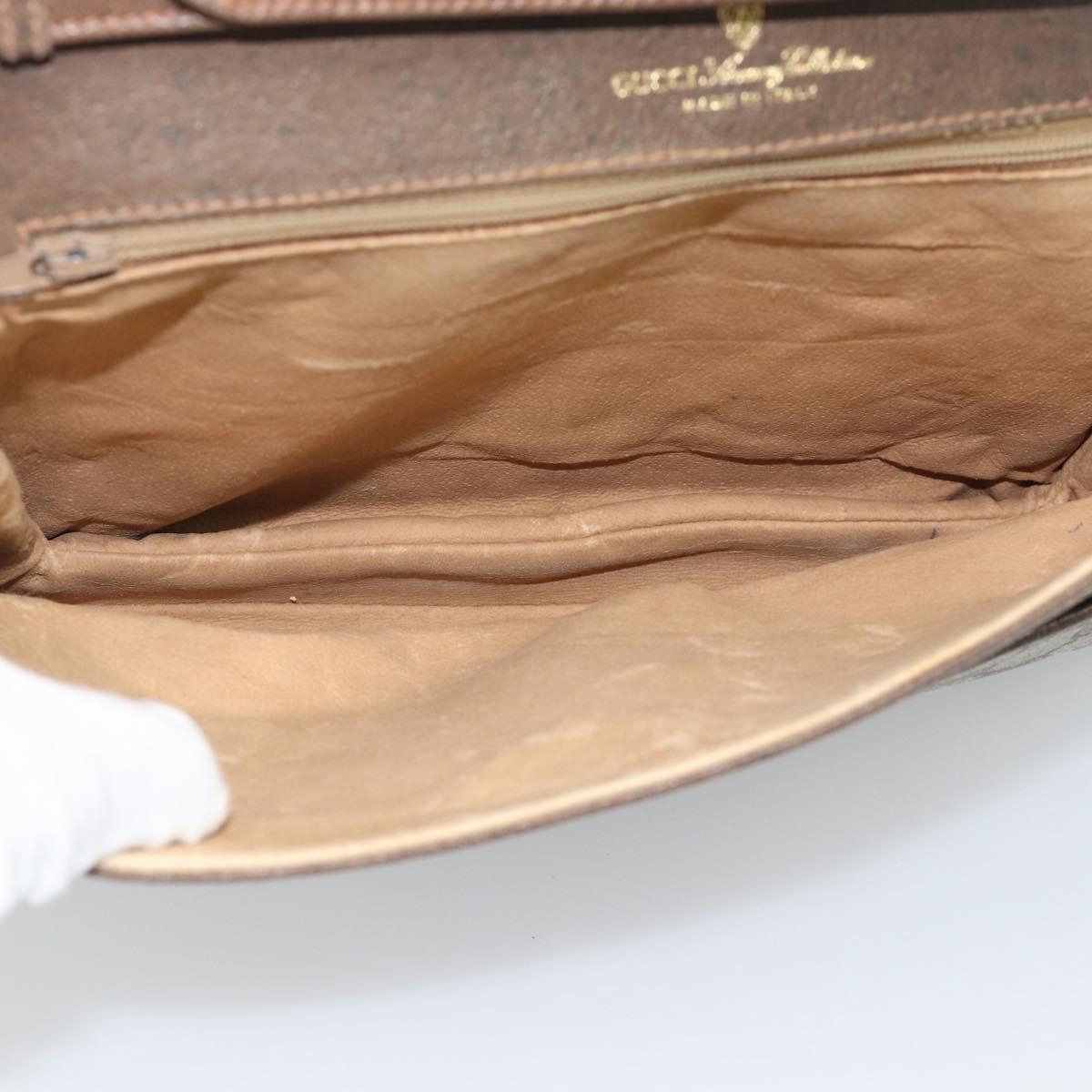 GUCCI GG Supreme Shoulder Bag PVC Leather Beige Gold 904 23 025 Auth ep15305