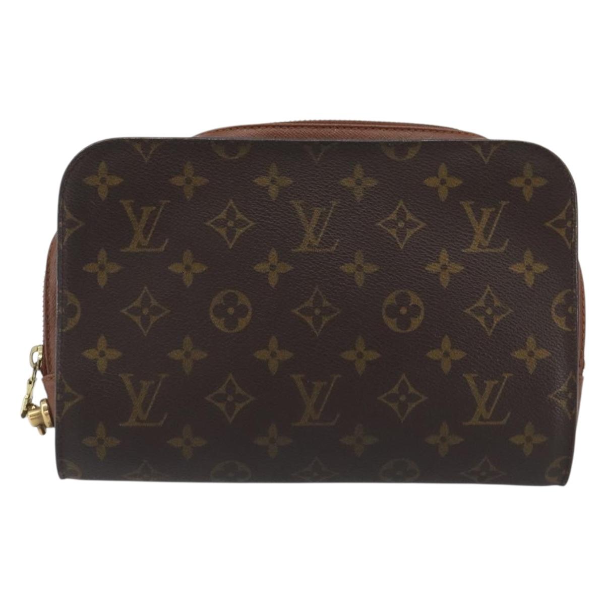 LOUIS VUITTON Monogram Orsay Clutch Bag M51790 LV Auth ep15310