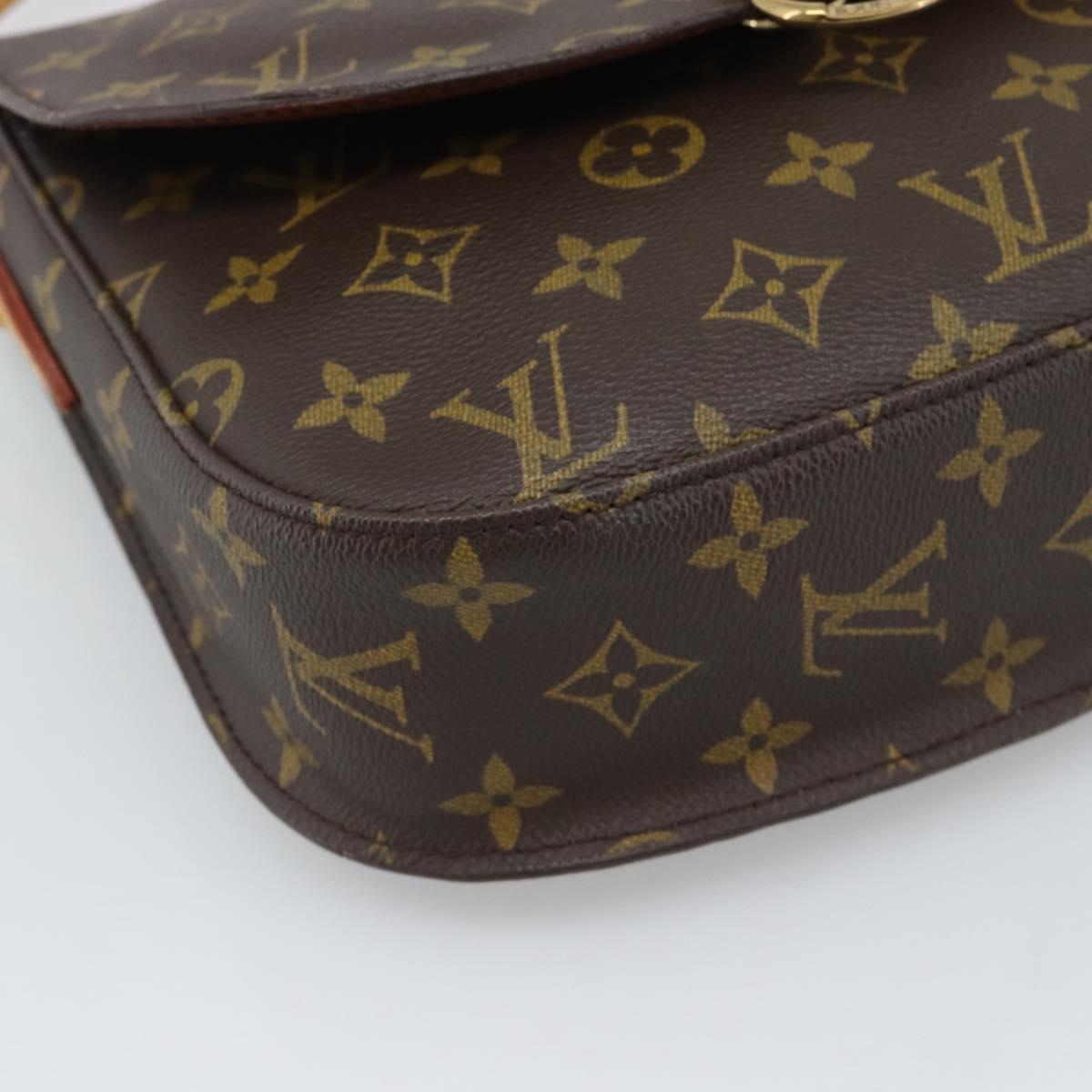 LOUIS VUITTON Monogram Saint Cloud GM Shoulder Bag M51242 LV Auth ep15315A