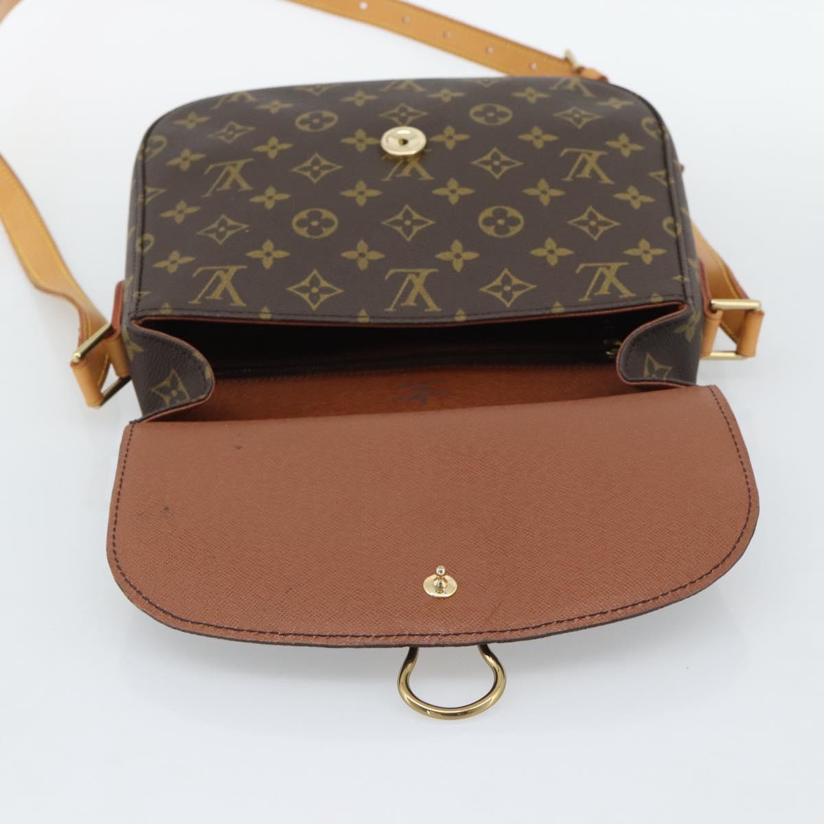 LOUIS VUITTON Monogram Saint Cloud GM Shoulder Bag M51242 LV Auth ep15315A
