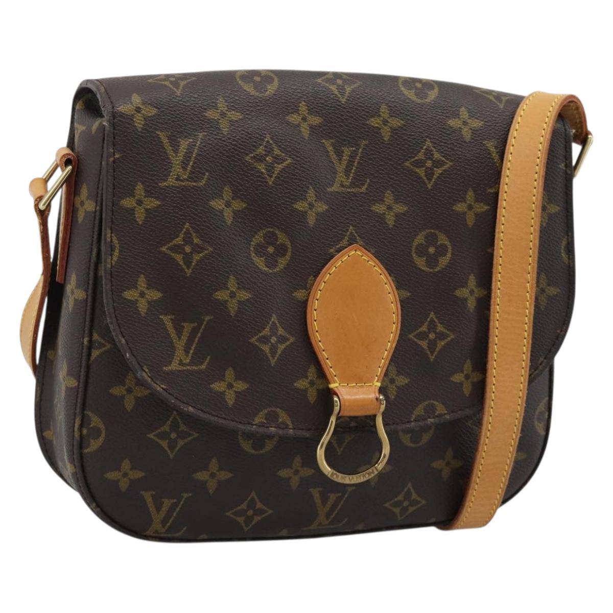 LOUIS VUITTON Monogram Saint Cloud GM Shoulder Bag M51242 LV Auth ep15315A