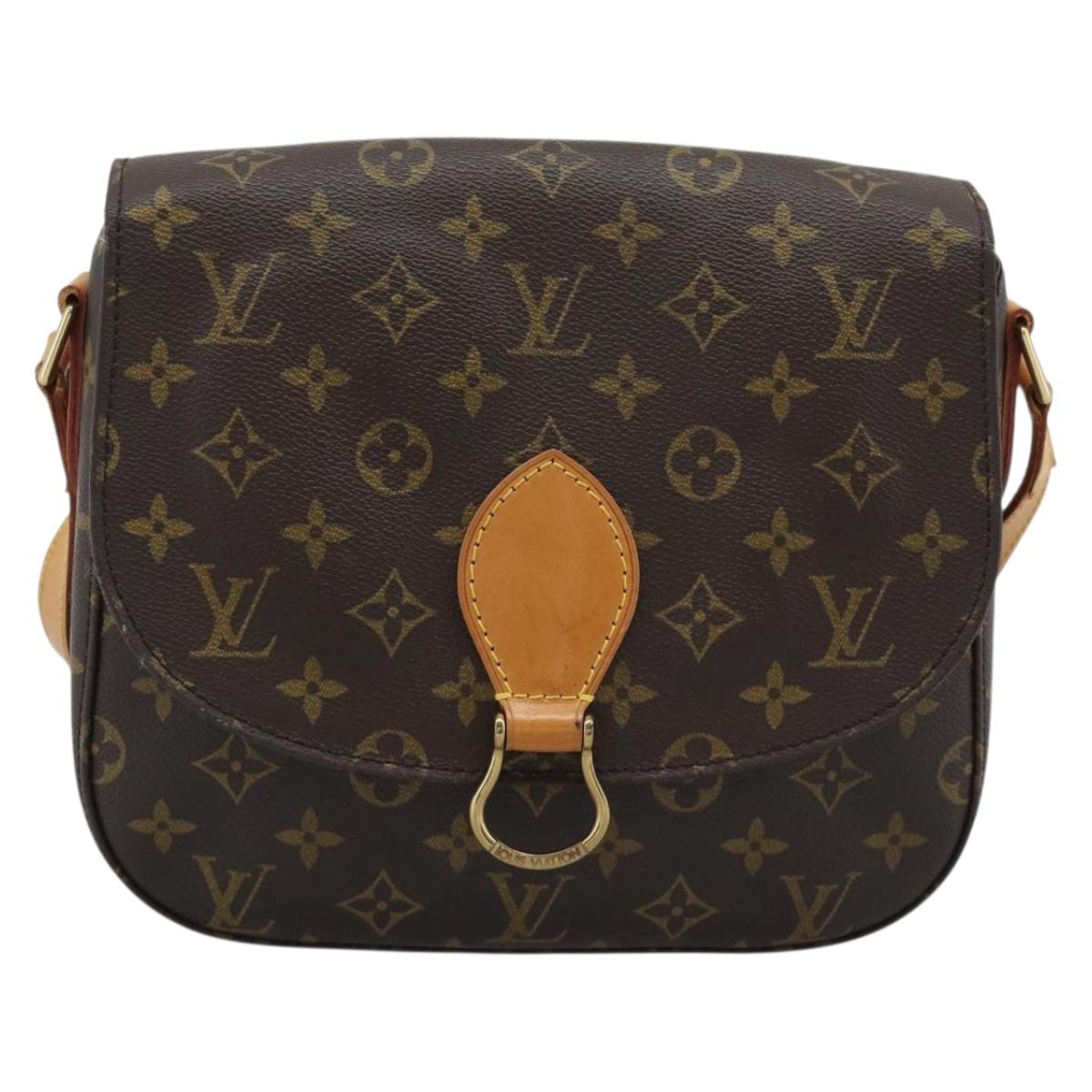 LOUIS VUITTON Monogram Saint Cloud GM Shoulder Bag M51242 LV Auth ep15315A