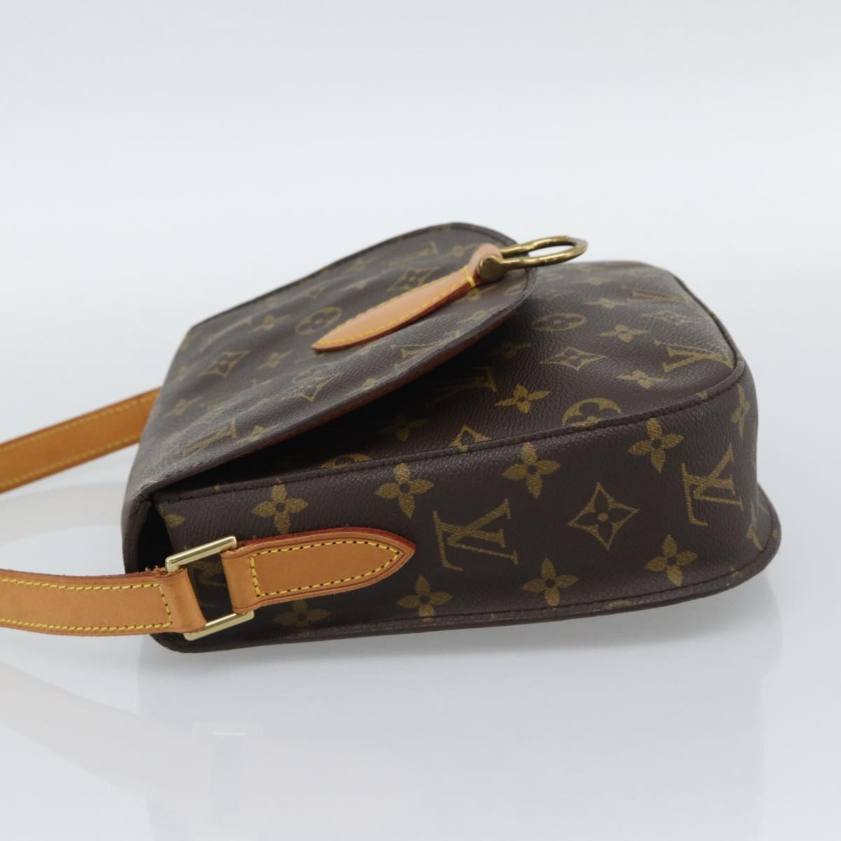 LOUIS VUITTON Monogram Saint Cloud GM Shoulder Bag M51242 LV Auth ep15315A