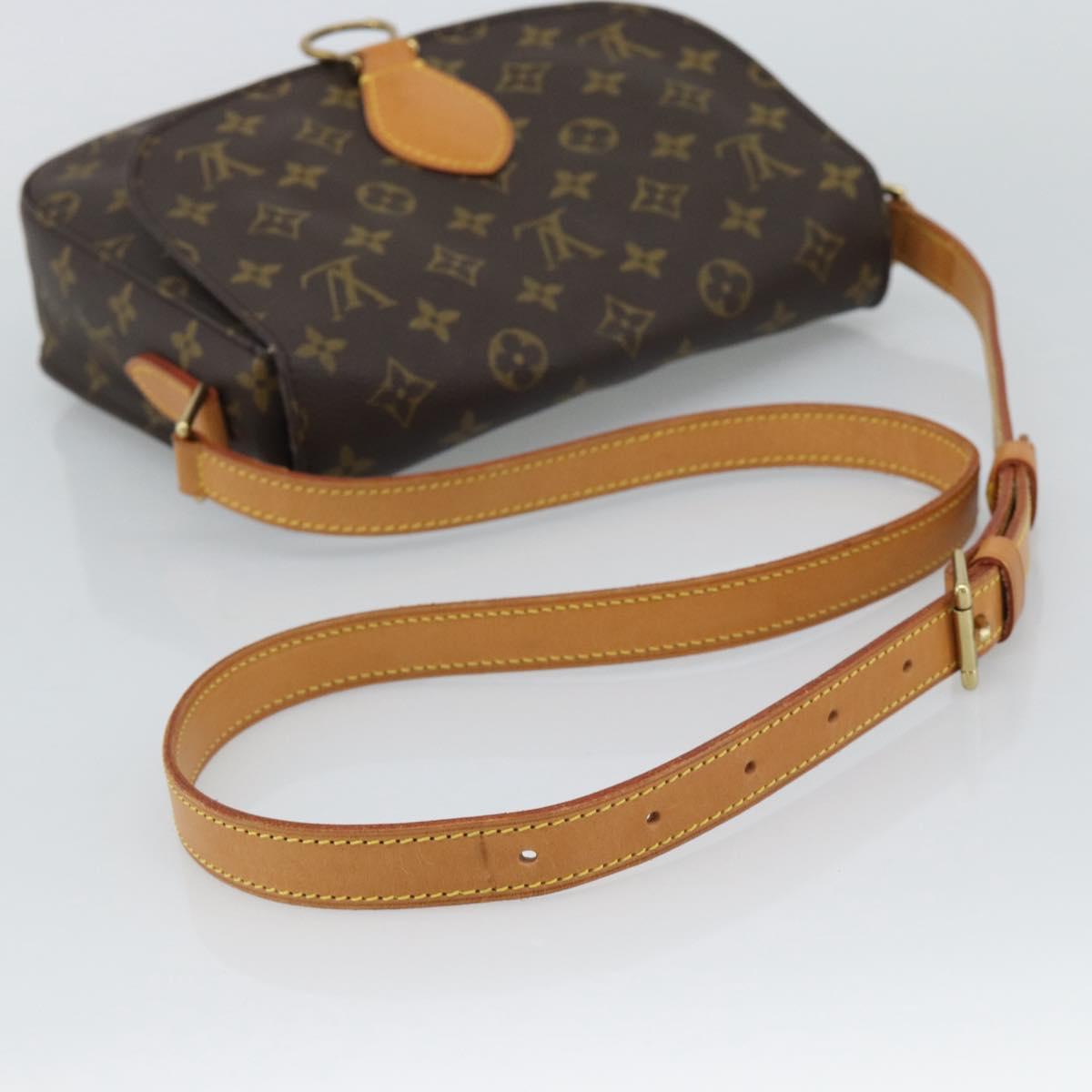 LOUIS VUITTON Monogram Saint Cloud GM Shoulder Bag M51242 LV Auth ep15315A