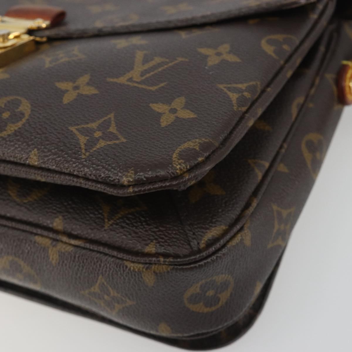 LOUIS VUITTON Monogram Pochette Metis MM Hand Bag 2way M44875 LV Auth ep15324