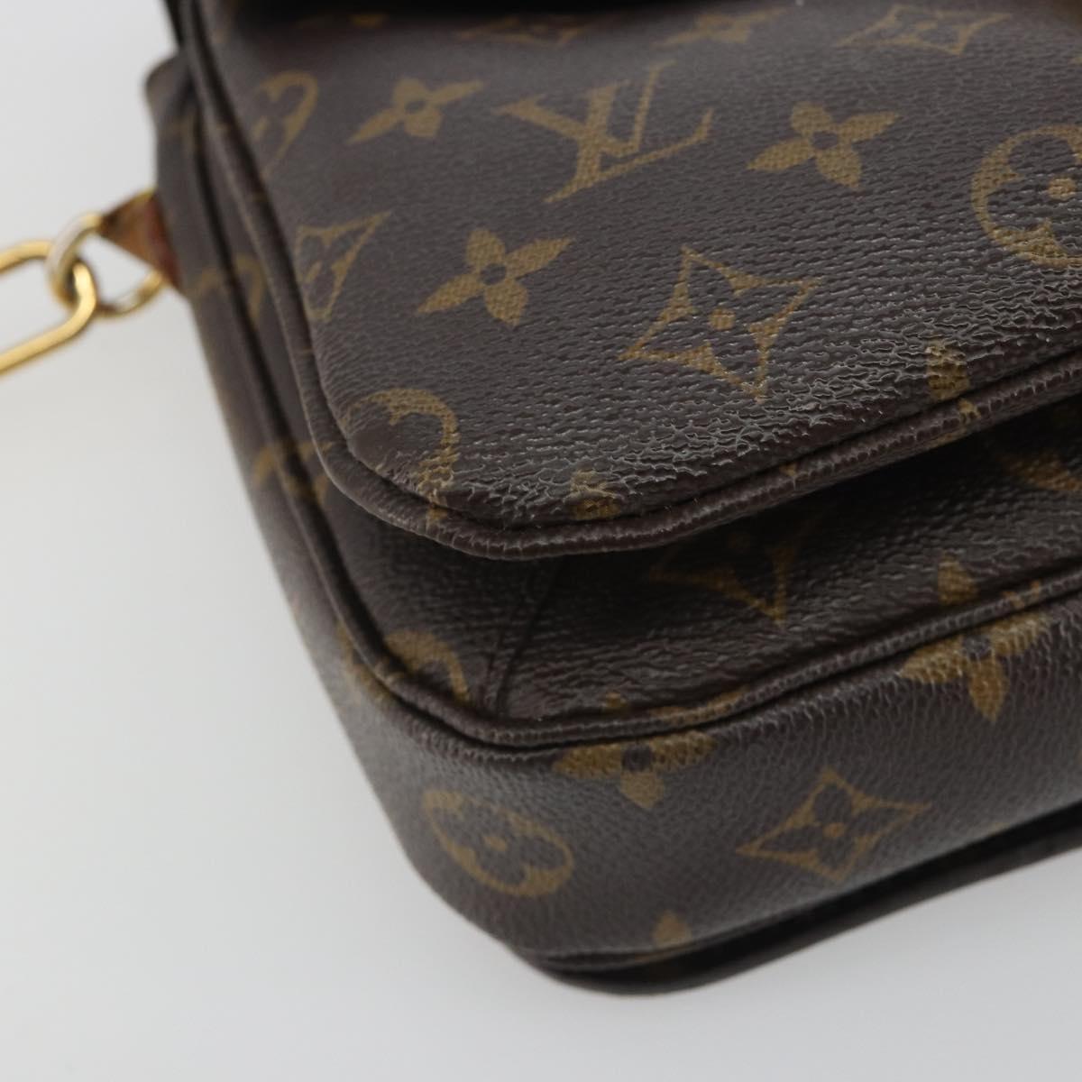 LOUIS VUITTON Monogram Pochette Metis MM Hand Bag 2way M44875 LV Auth ep15324