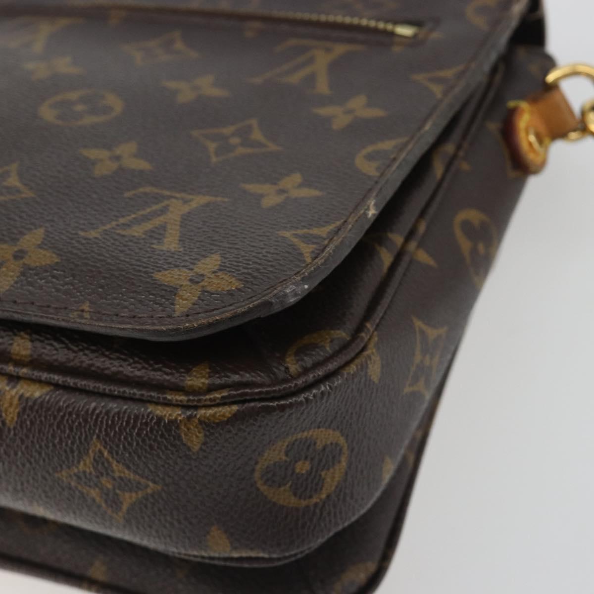 LOUIS VUITTON Monogram Pochette Metis MM Hand Bag 2way M44875 LV Auth ep15324