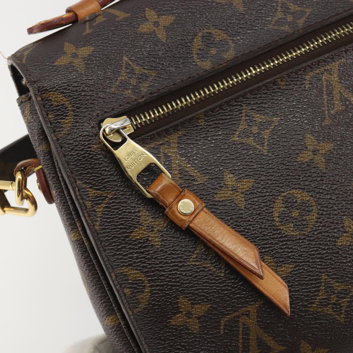 LOUIS VUITTON Monogram Pochette Metis MM Hand Bag 2way M44875 LV Auth ep15324
