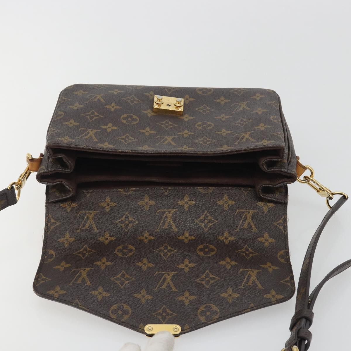LOUIS VUITTON Monogram Pochette Metis MM Hand Bag 2way M44875 LV Auth ep15324
