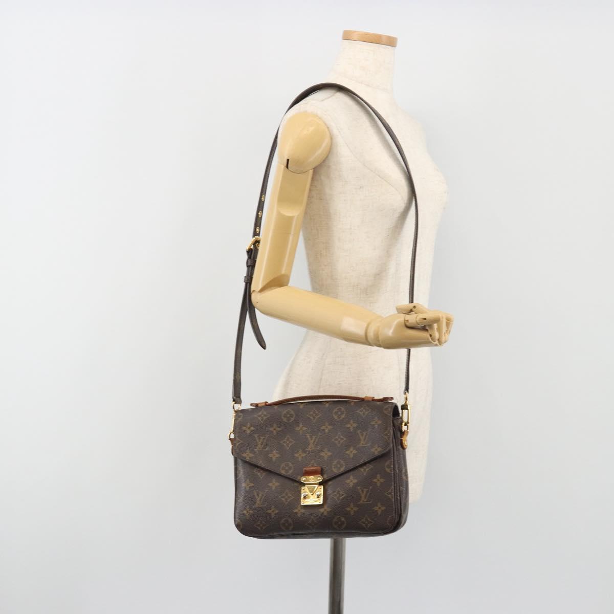 LOUIS VUITTON Monogram Pochette Metis MM Hand Bag 2way M44875 LV Auth ep15324