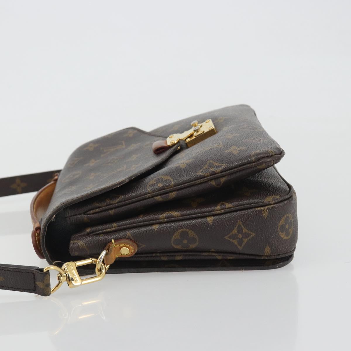 LOUIS VUITTON Monogram Pochette Metis MM Hand Bag 2way M44875 LV Auth ep15324