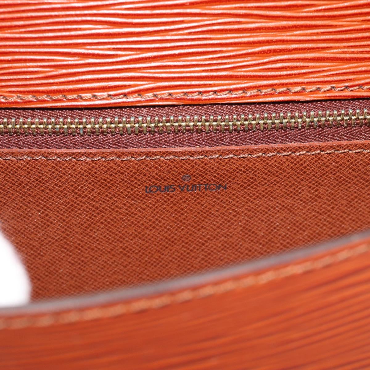 LOUIS VUITTON Epi Saint Cloud GM Shoulder Bag Brown M52193 LV Auth ep15325