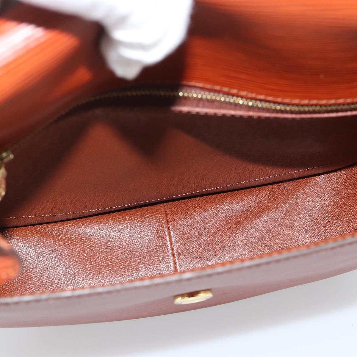 LOUIS VUITTON Epi Saint Cloud GM Shoulder Bag Brown M52193 LV Auth ep15325