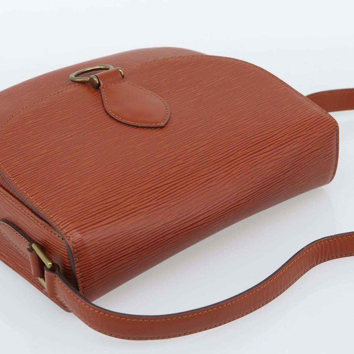 LOUIS VUITTON Epi Saint Cloud GM Shoulder Bag Brown M52193 LV Auth ep15325