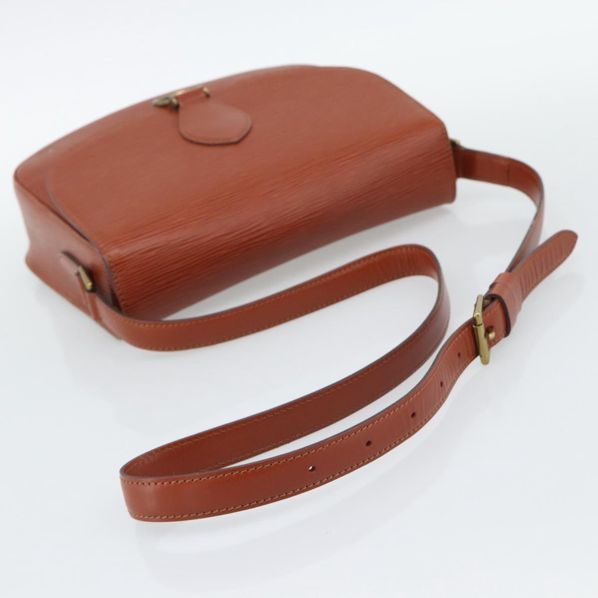 LOUIS VUITTON Epi Saint Cloud GM Shoulder Bag Brown M52193 LV Auth ep15325