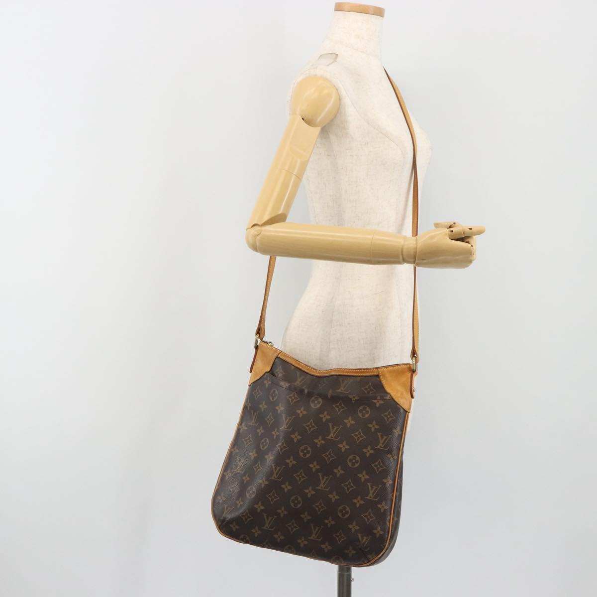 LOUIS VUITTON Monogram Odeon MM Shoulder Bag M56389 LV Auth ep15329