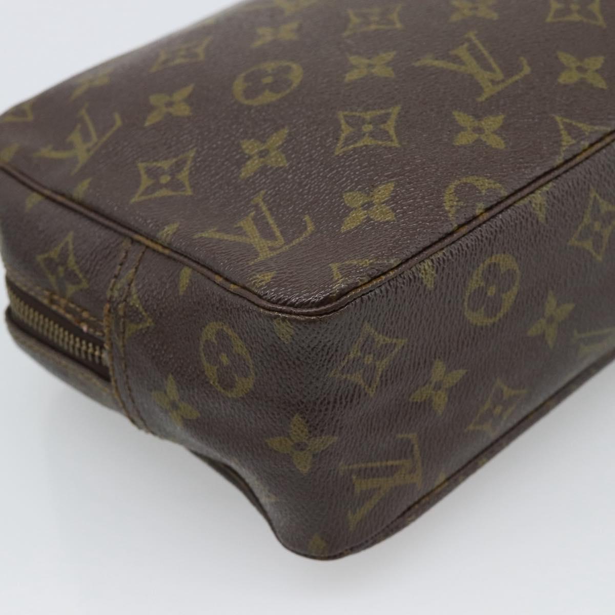 LOUIS VUITTON Monogram Trousse Toilette 28 Clutch Bag M47522 LV Auth ep15332