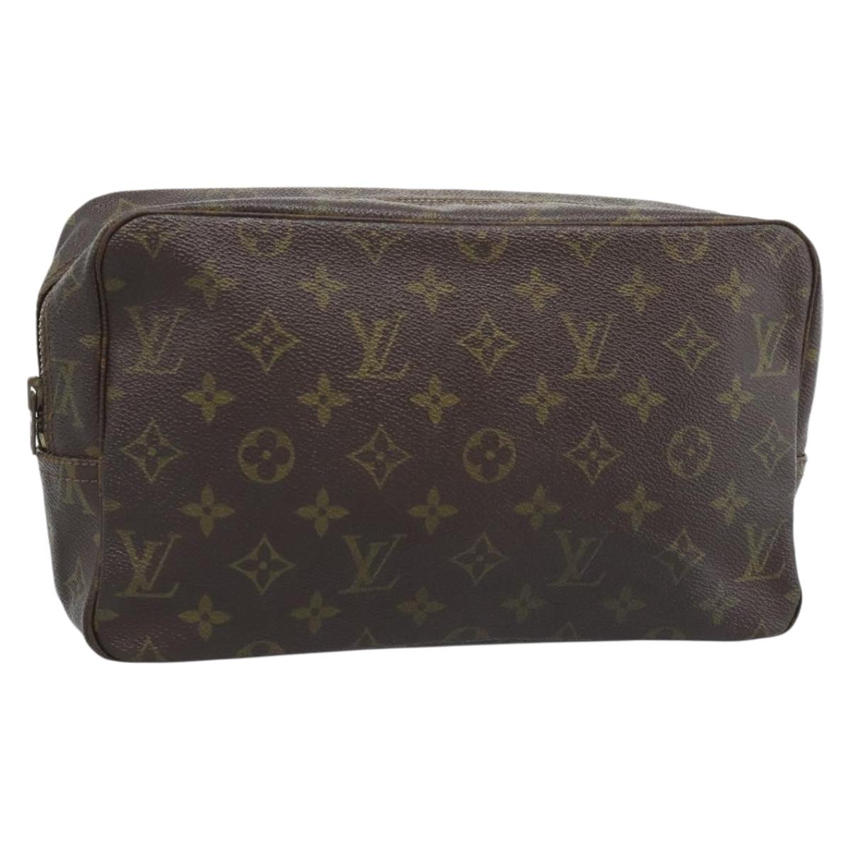 LOUIS VUITTON Monogram Trousse Toilette 28 Clutch Bag M47522 LV Auth ep15332