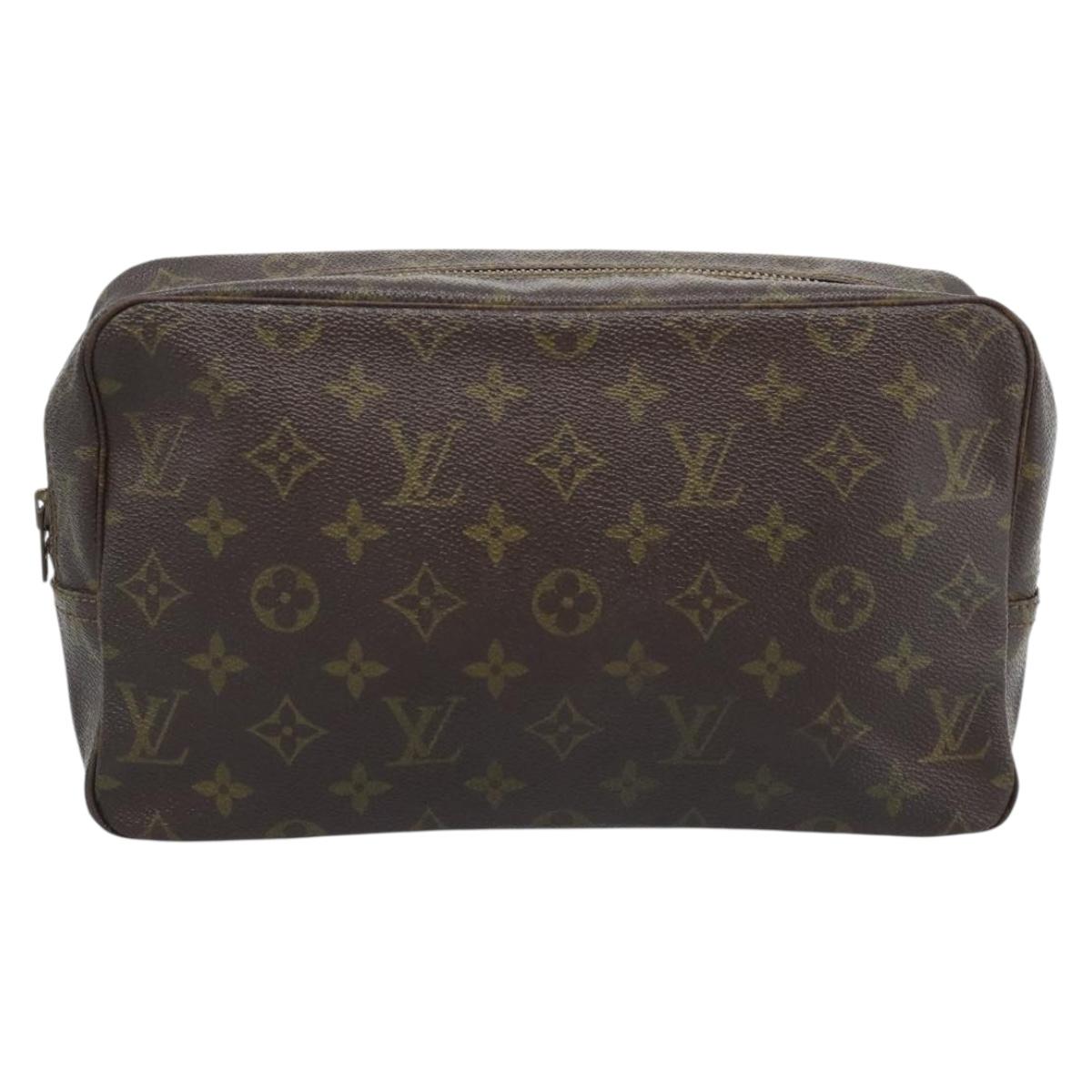 LOUIS VUITTON Monogram Trousse Toilette 28 Clutch Bag M47522 LV Auth ep15332
