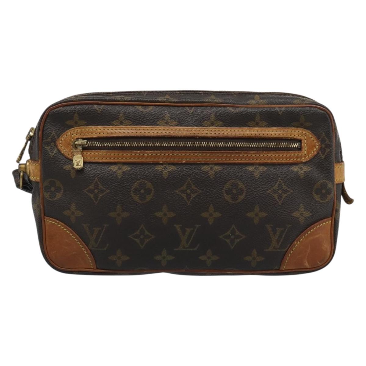 LOUIS VUITTON Monogram Marly Dragonne GM Clutch Bag M51825 LV Auth ep15334