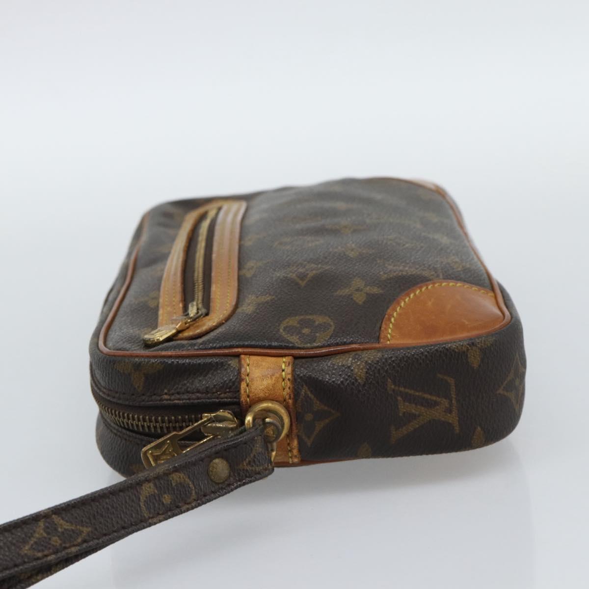 LOUIS VUITTON Monogram Marly Dragonne GM Clutch Bag M51825 LV Auth ep15334