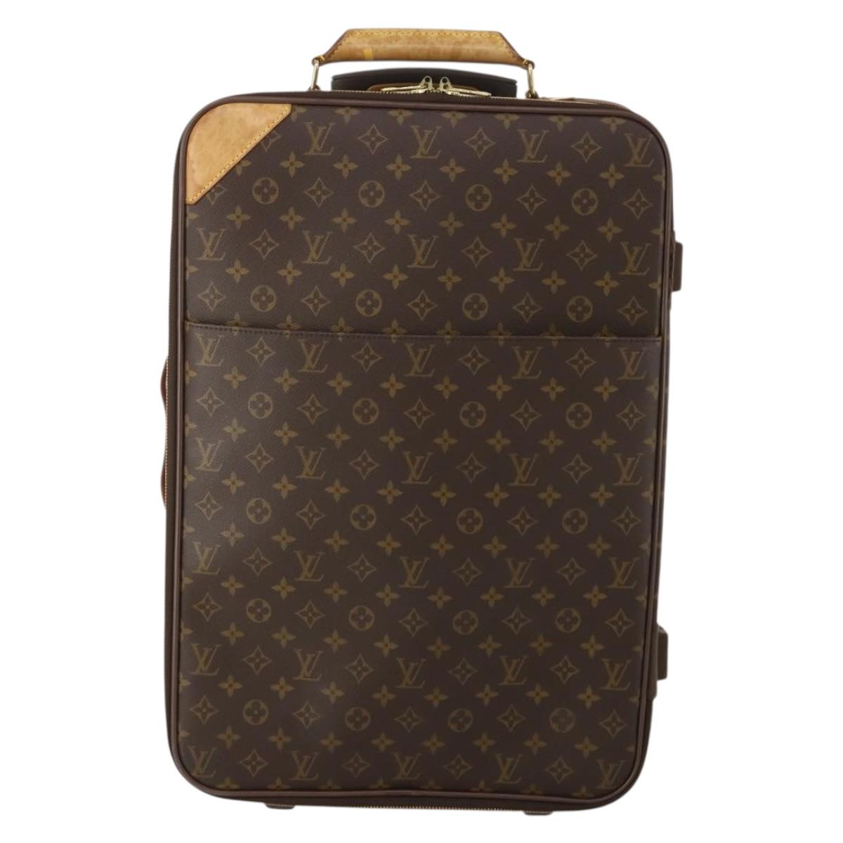 LOUIS VUITTON Monogram Pegas 55 Suitcase M23297 LV Auth ep15339A