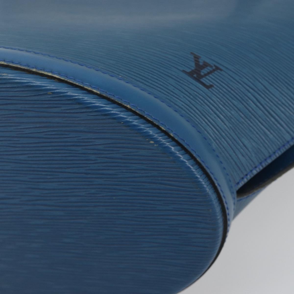 LOUIS VUITTON Epi Saint Jacques Shopping Shoulder Bag Blue M52275 Auth ep15342