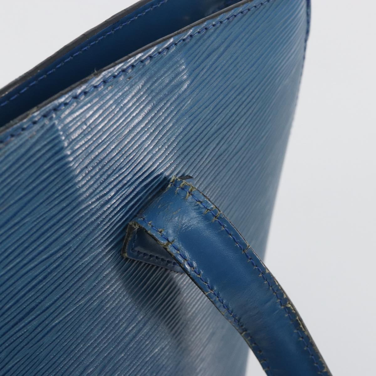 LOUIS VUITTON Epi Saint Jacques Shopping Shoulder Bag Blue M52275 Auth ep15342
