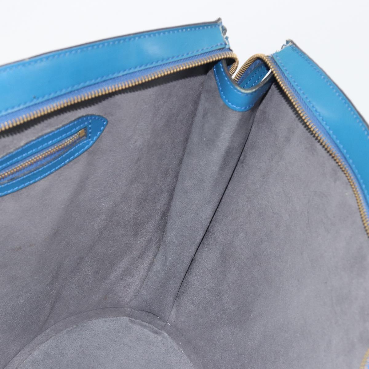 LOUIS VUITTON Epi Saint Jacques Shopping Shoulder Bag Blue M52275 Auth ep15342
