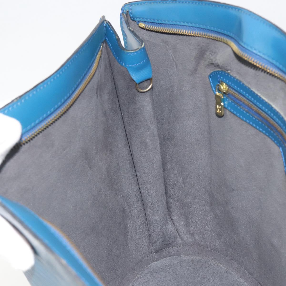 LOUIS VUITTON Epi Saint Jacques Shopping Shoulder Bag Blue M52275 Auth ep15342
