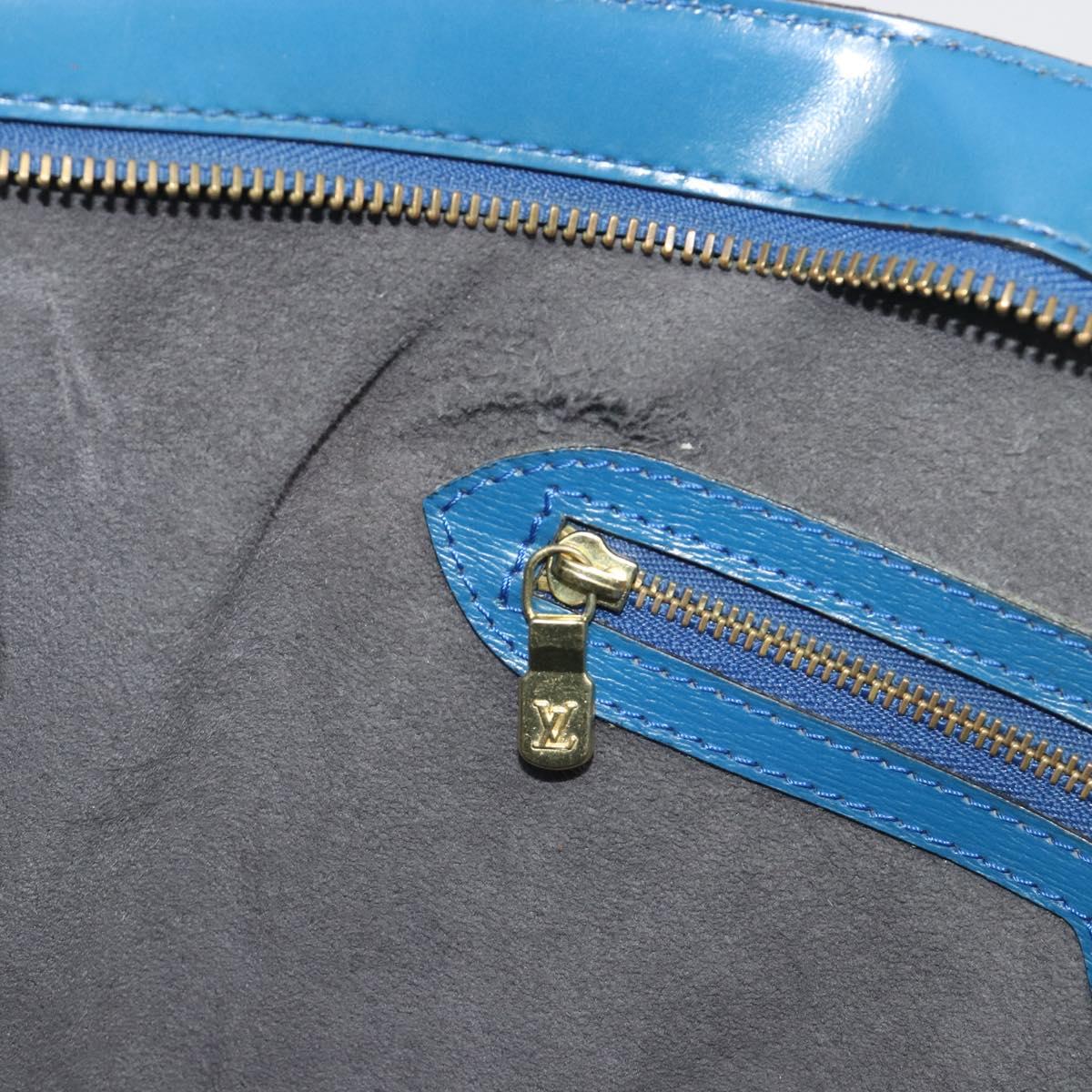 LOUIS VUITTON Epi Saint Jacques Shopping Shoulder Bag Blue M52275 Auth ep15342