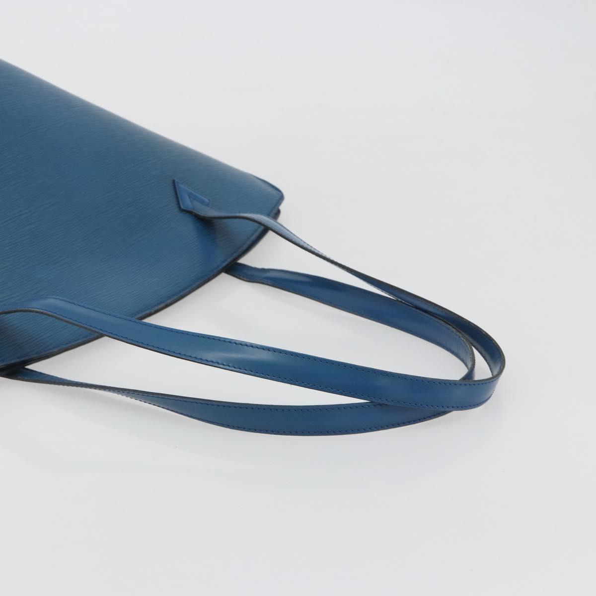 LOUIS VUITTON Epi Saint Jacques Shopping Shoulder Bag Blue M52275 Auth ep15342