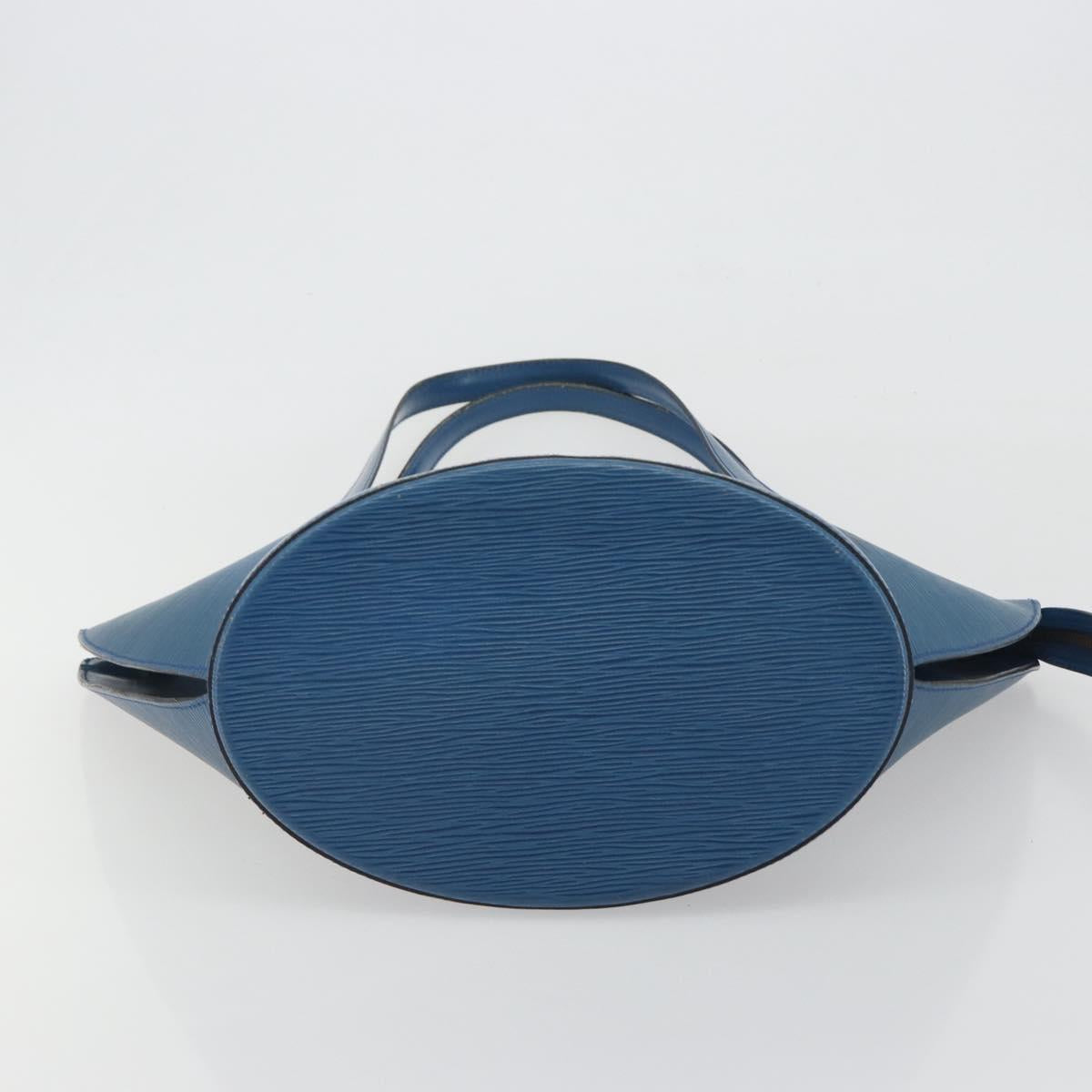 LOUIS VUITTON Epi Saint Jacques Shopping Shoulder Bag Blue M52275 Auth ep15342