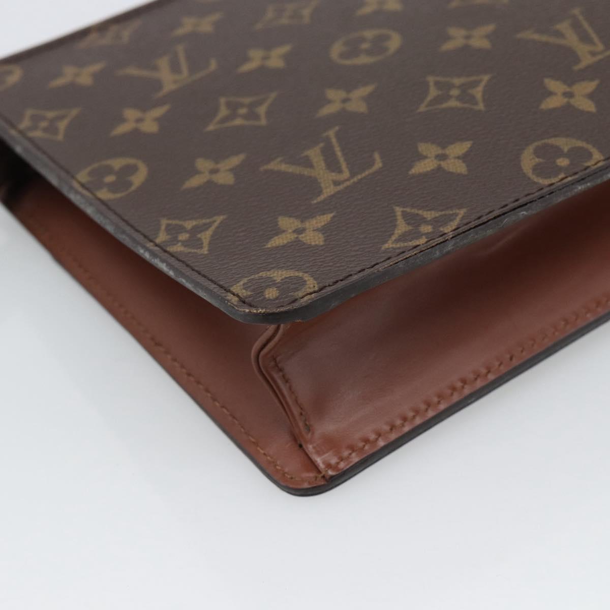 LOUIS VUITTON Monogram Pochette Homme Clutch Bag M51795 LV Auth ep15346
