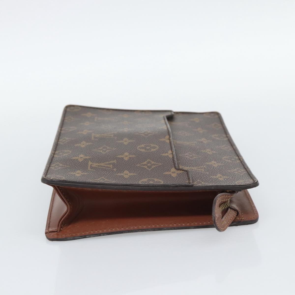 LOUIS VUITTON Monogram Pochette Homme Clutch Bag M51795 LV Auth ep15346