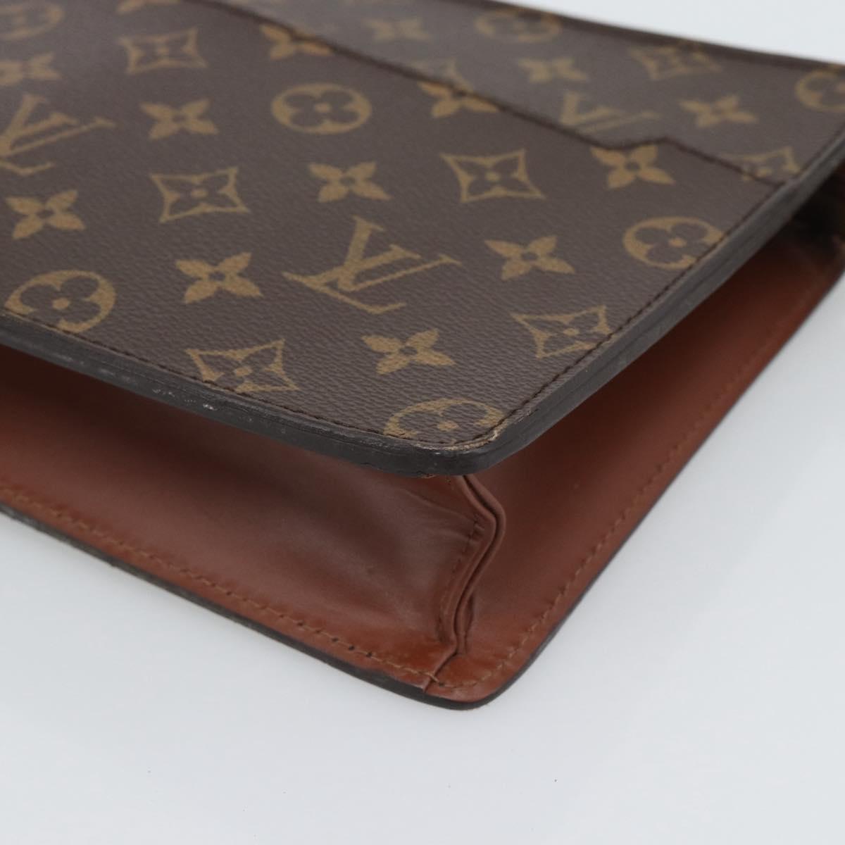 LOUIS VUITTON Monogram Pochette Homme Clutch Bag M51795 LV Auth ep15346