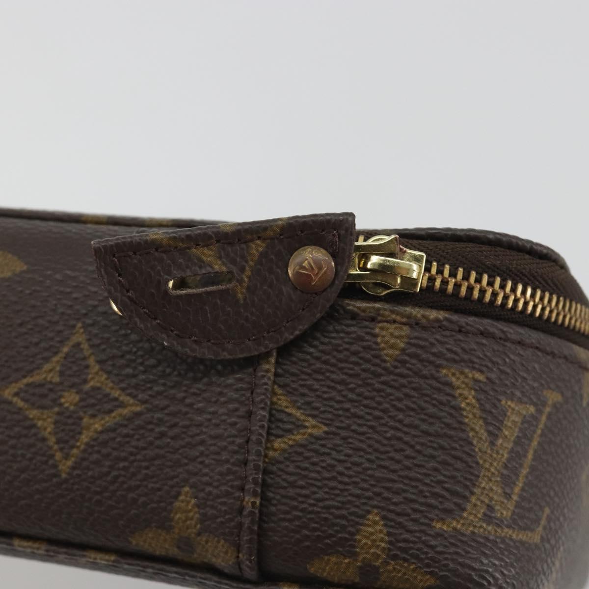 LOUIS VUITTON Monogram Poche Monte Carlo Jewelry Box M47352 LV Auth ep15351A