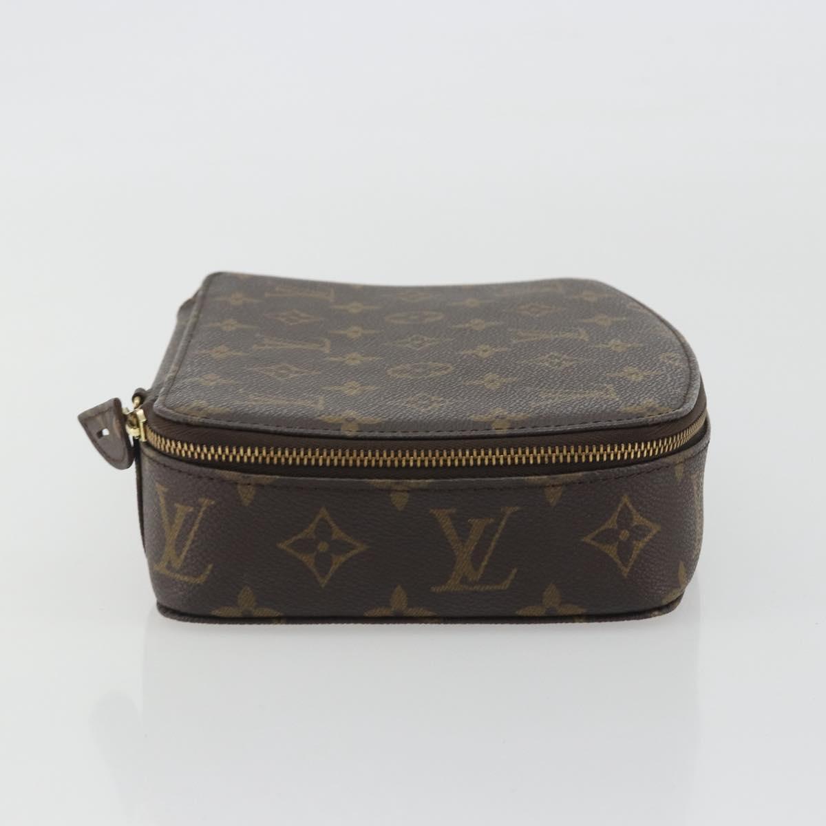 LOUIS VUITTON Monogram Poche Monte Carlo Jewelry Box M47352 LV Auth ep15351A