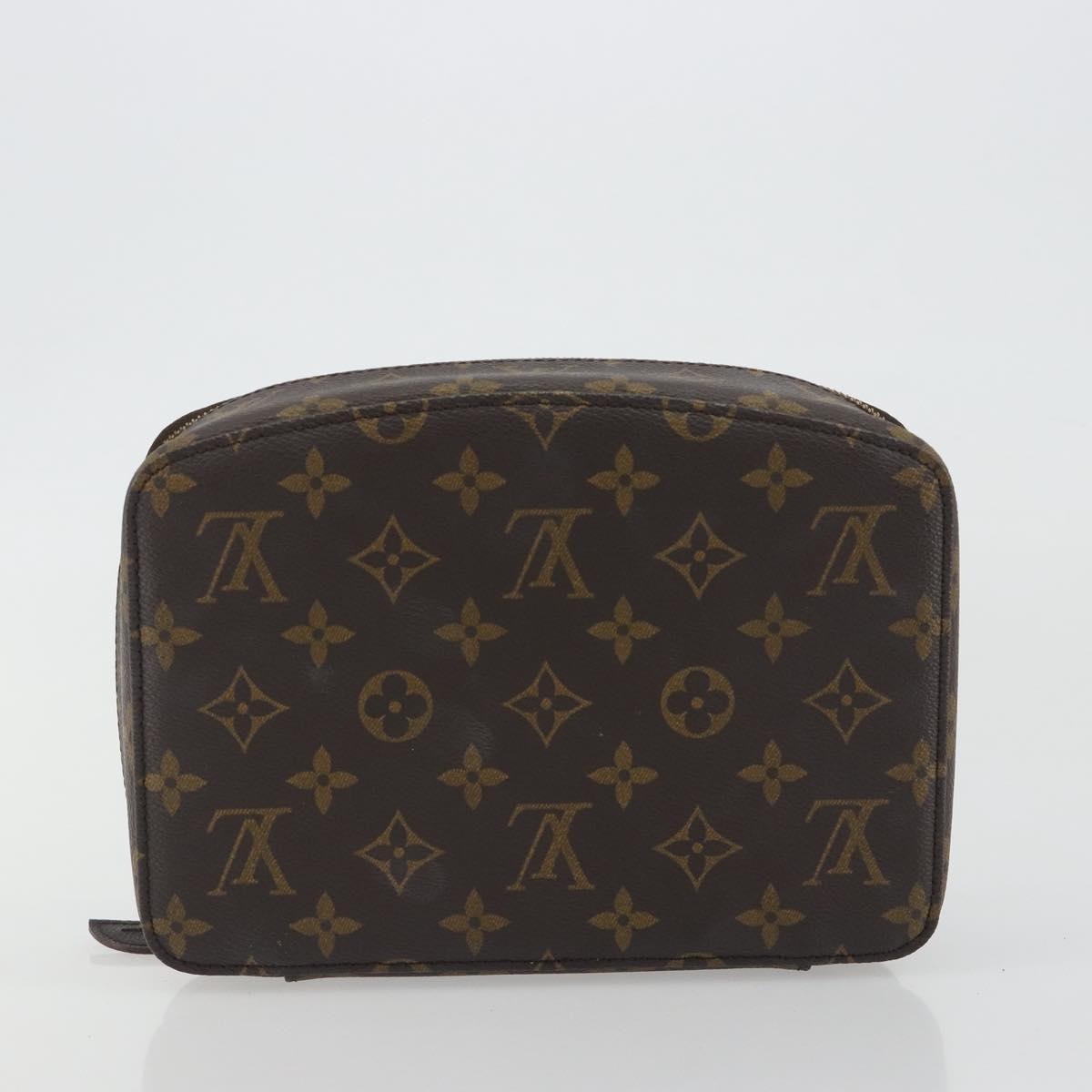 LOUIS VUITTON Monogram Poche Monte Carlo Jewelry Box M47352 LV Auth ep15351A