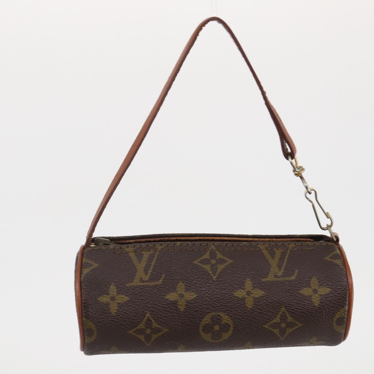 LOUIS VUITTON Gucci Cartier Pouch Hand Bag Leather PVC 3 Set Black Auth ep15365