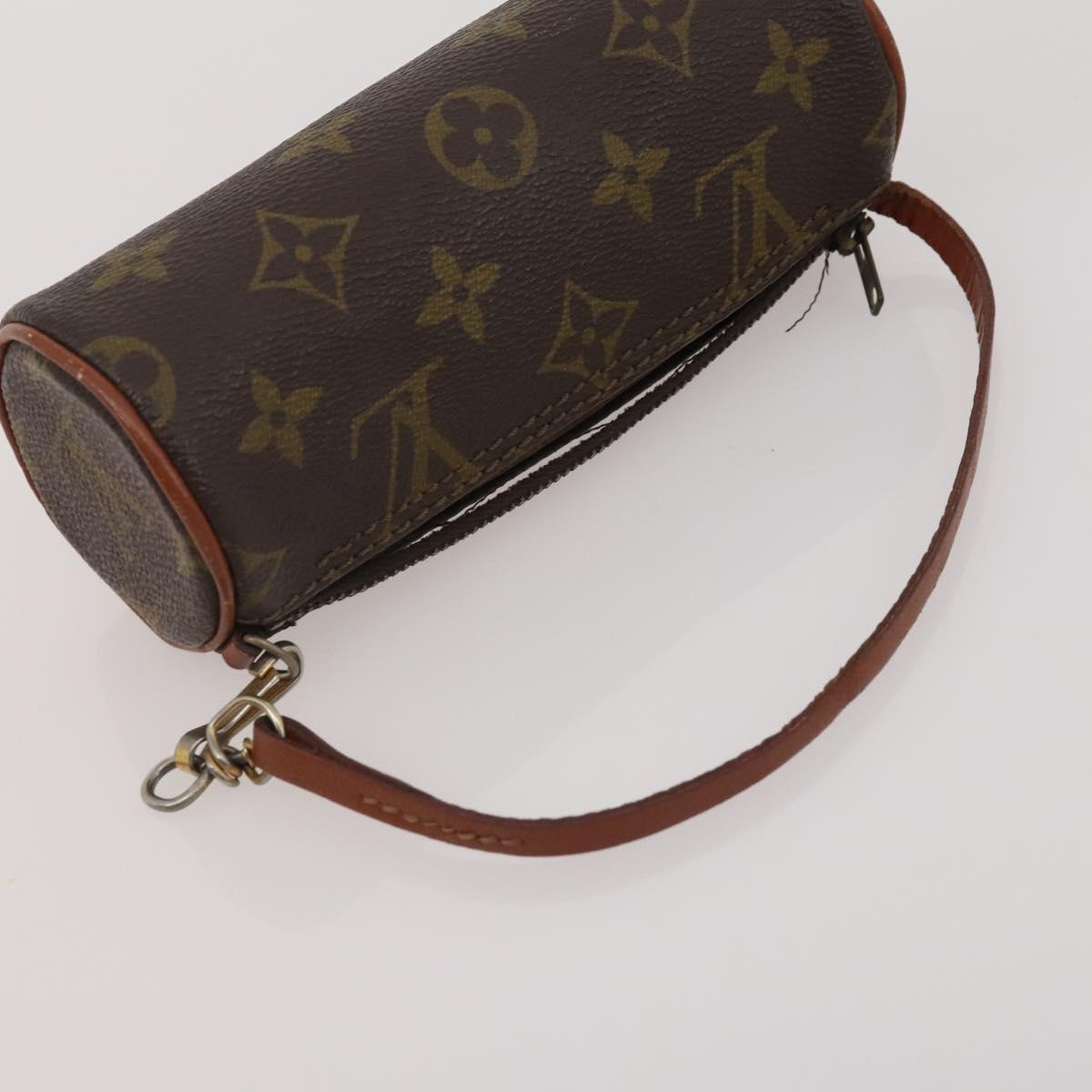 LOUIS VUITTON Gucci Cartier Pouch Hand Bag Leather PVC 3 Set Black Auth ep15365