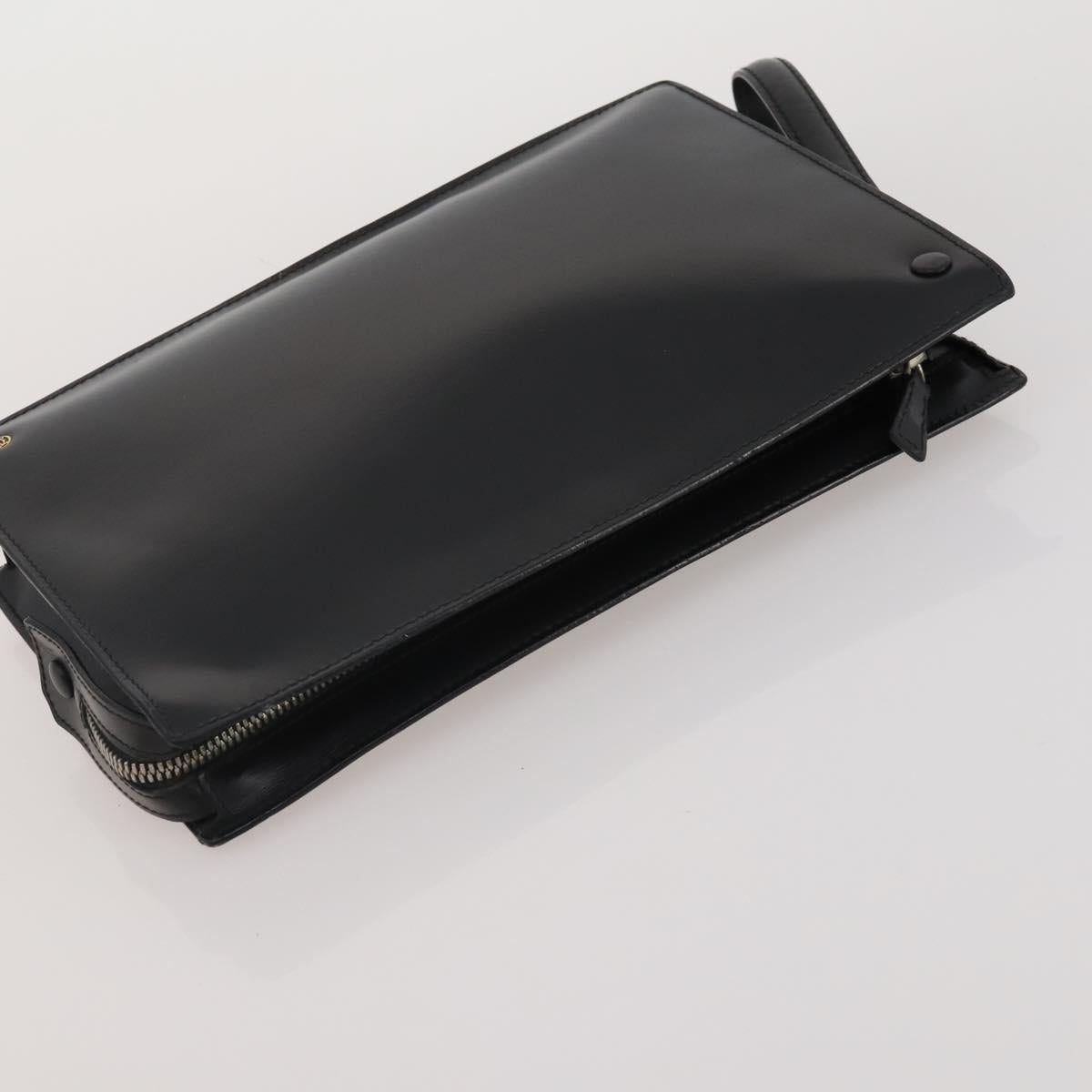 LOUIS VUITTON Gucci Cartier Pouch Hand Bag Leather PVC 3 Set Black Auth ep15365