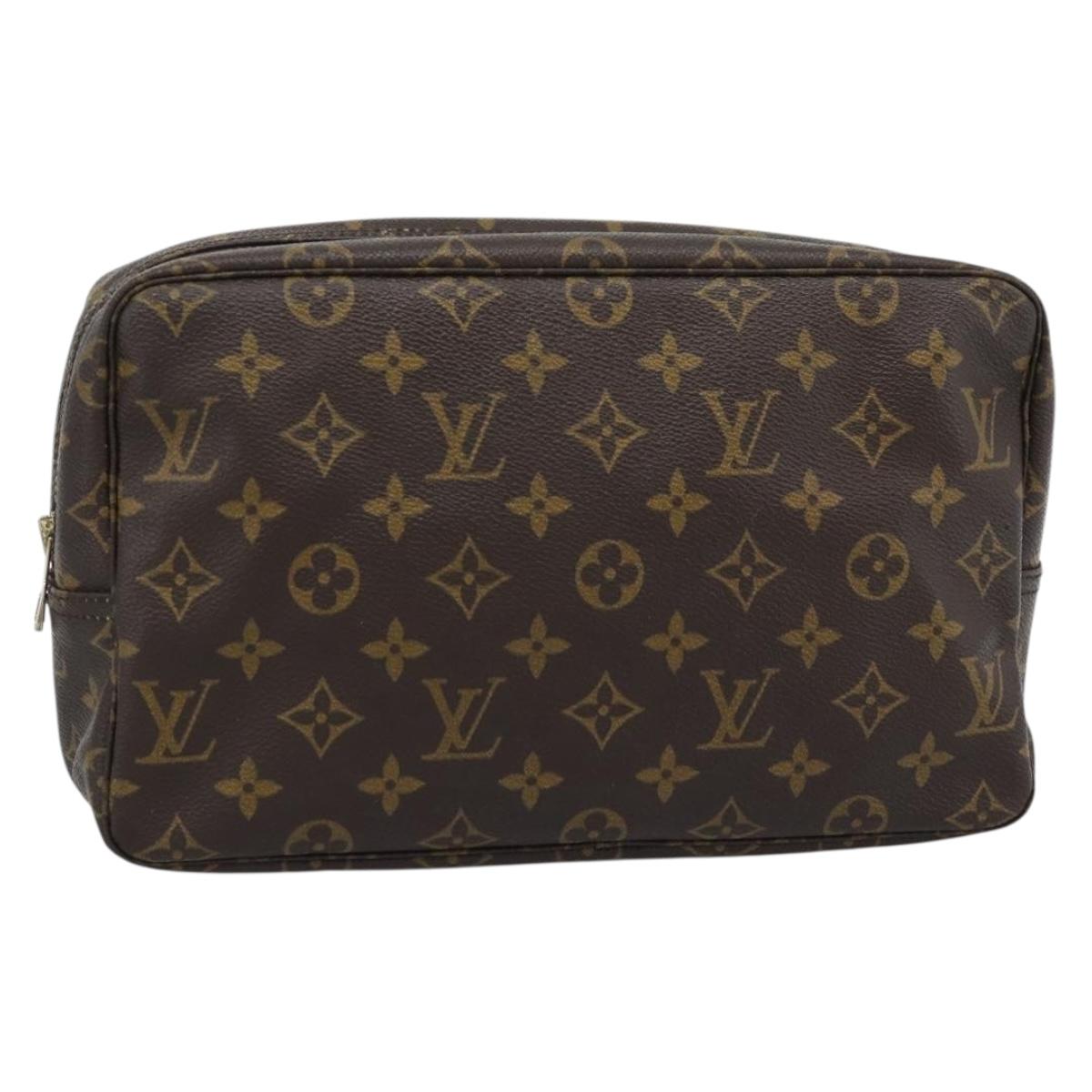 LOUIS VUITTON Monogram Trousse Toilette 28 Clutch Bag M47522 LV Auth ep15373