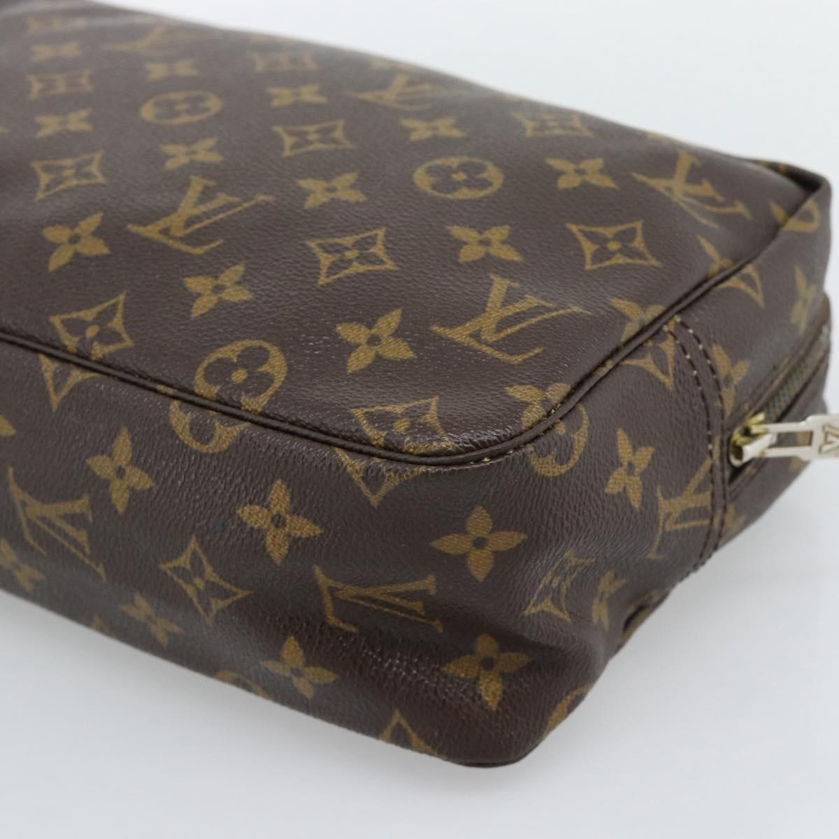 LOUIS VUITTON Monogram Trousse Toilette 28 Clutch Bag M47522 LV Auth ep15373