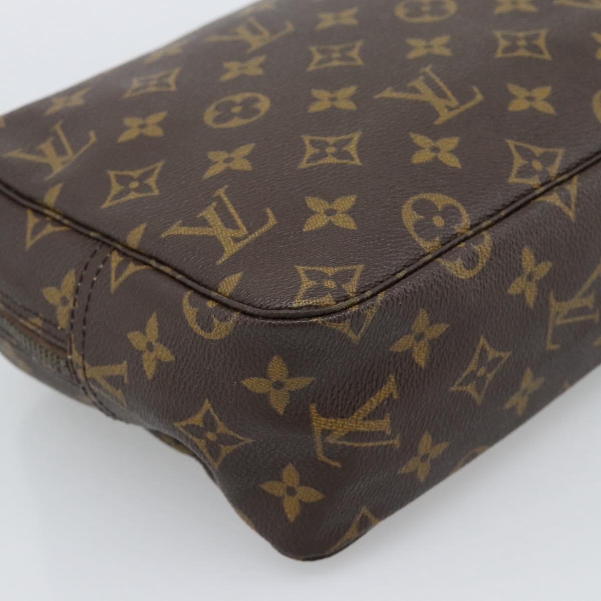 LOUIS VUITTON Monogram Trousse Toilette 28 Clutch Bag M47522 LV Auth ep15373
