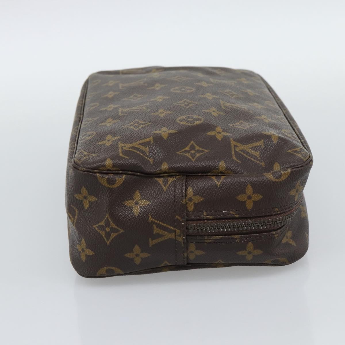 LOUIS VUITTON Monogram Trousse Toilette 28 Clutch Bag M47522 LV Auth ep15373
