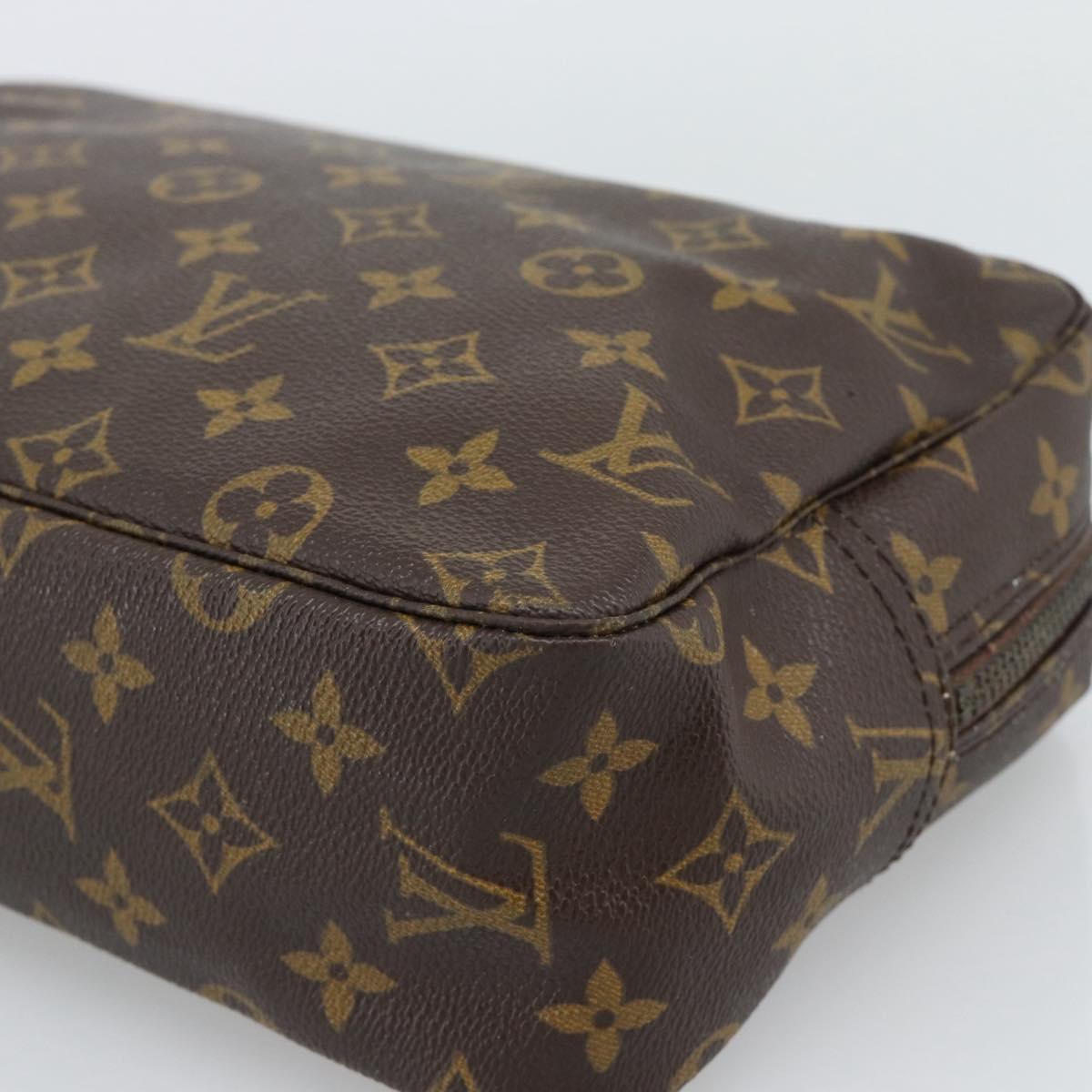 LOUIS VUITTON Monogram Trousse Toilette 28 Clutch Bag M47522 LV Auth ep15373