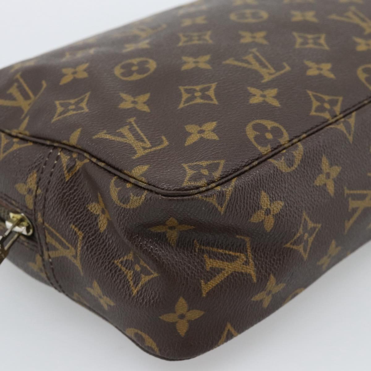LOUIS VUITTON Monogram Trousse Toilette 28 Clutch Bag M47522 LV Auth ep15373